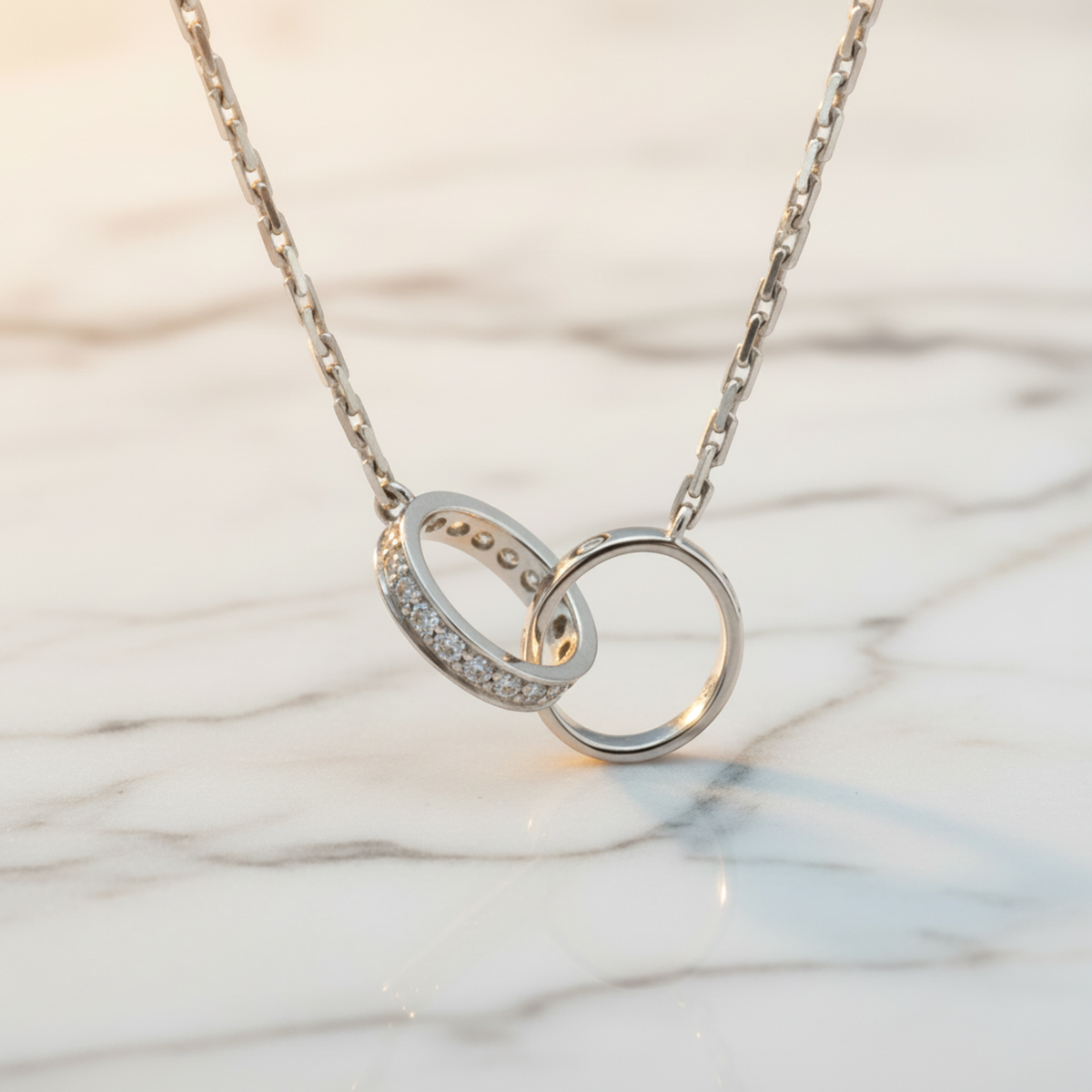 Cartier Baby Love · Diamond · 18K White Gold