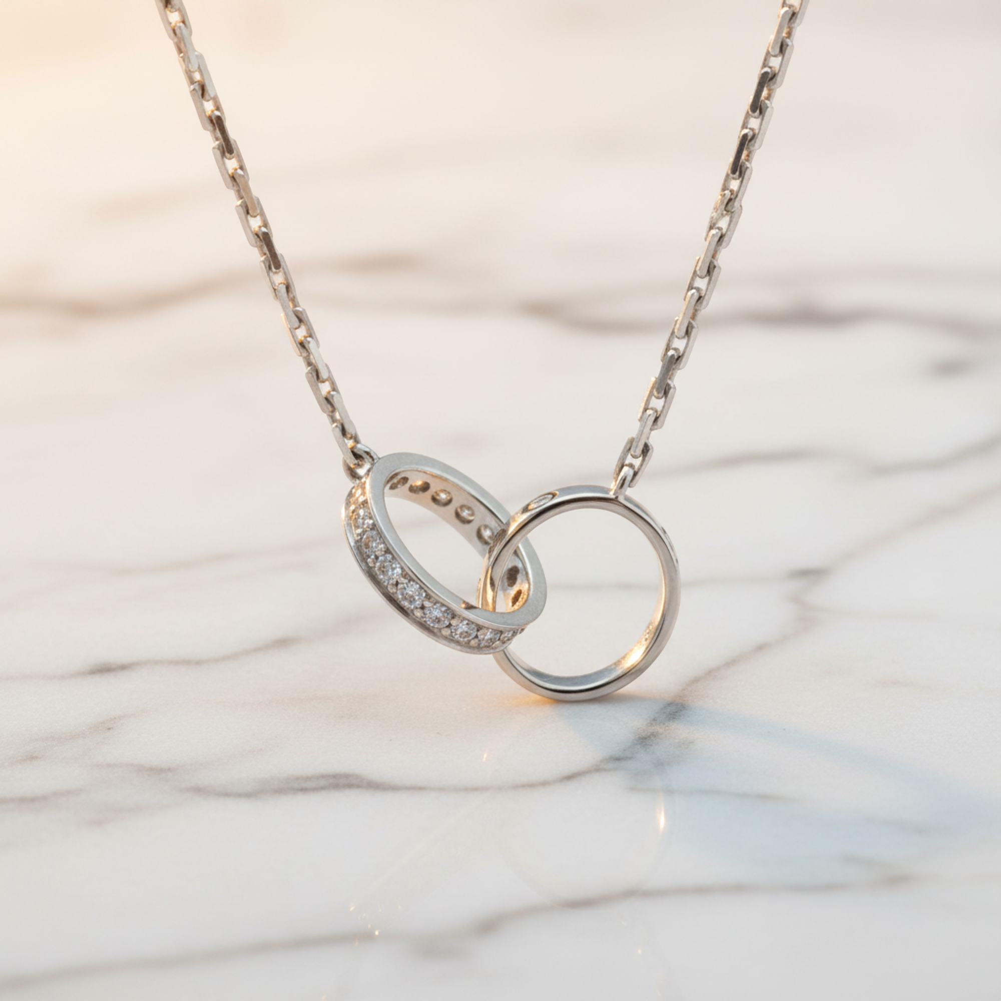 Cartier Baby Love · Diamond · 18K White Gold