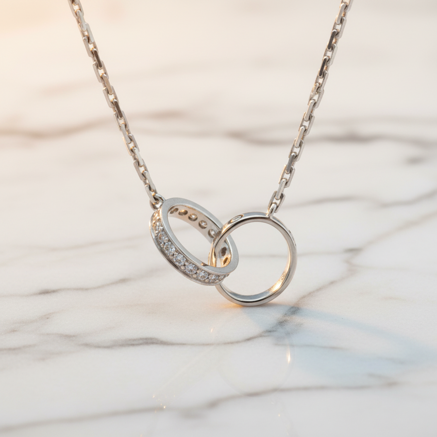 Cartier Baby Love · Diamond · 18K White Gold