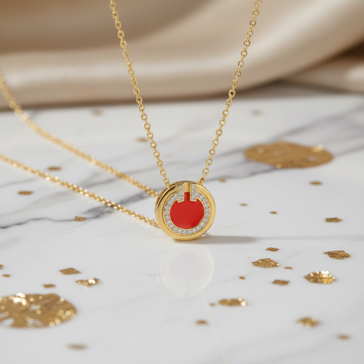 Tiffany T TWO · 18K Yellow Gold · Carnelian