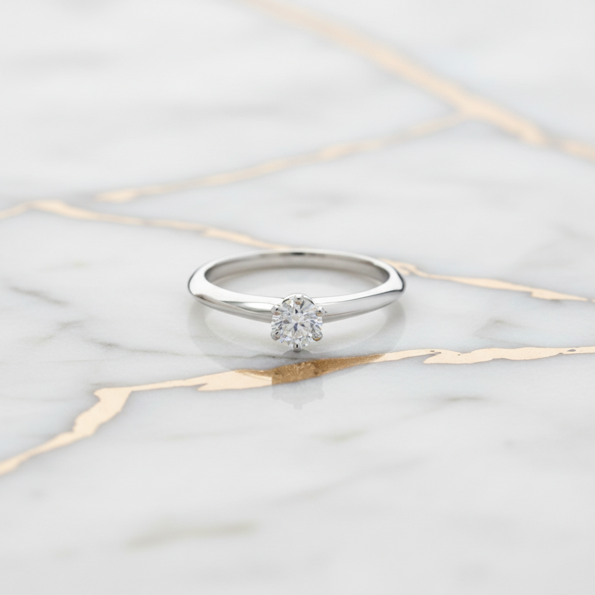 Tiffany Solitaire · Platinum · Diamond