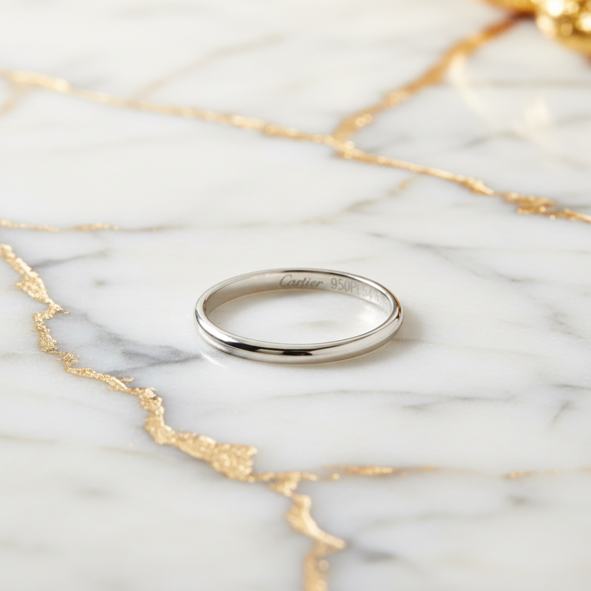 Cartier 1895 Wedding Band · Platinum