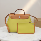 Hermès Her Bag Zip PM · Toile Officier