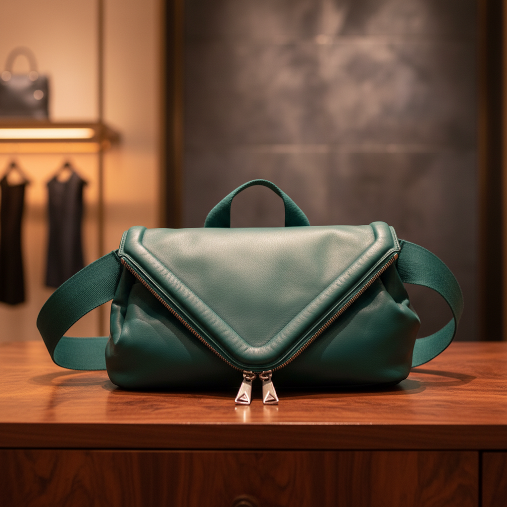 Bottega Veneta Beak Belt Bag · Mallard