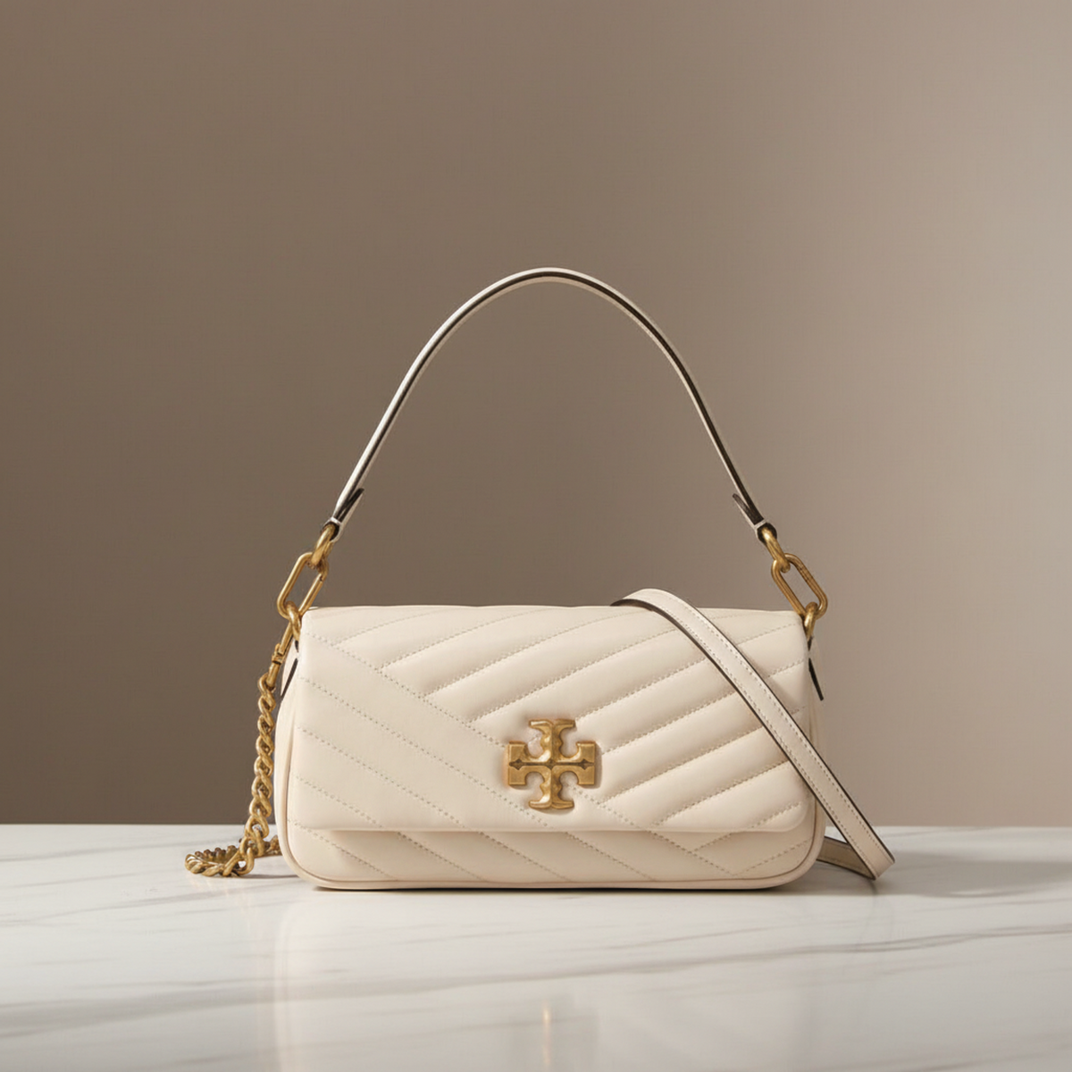 Tory Burch Kira Chevron · Leather