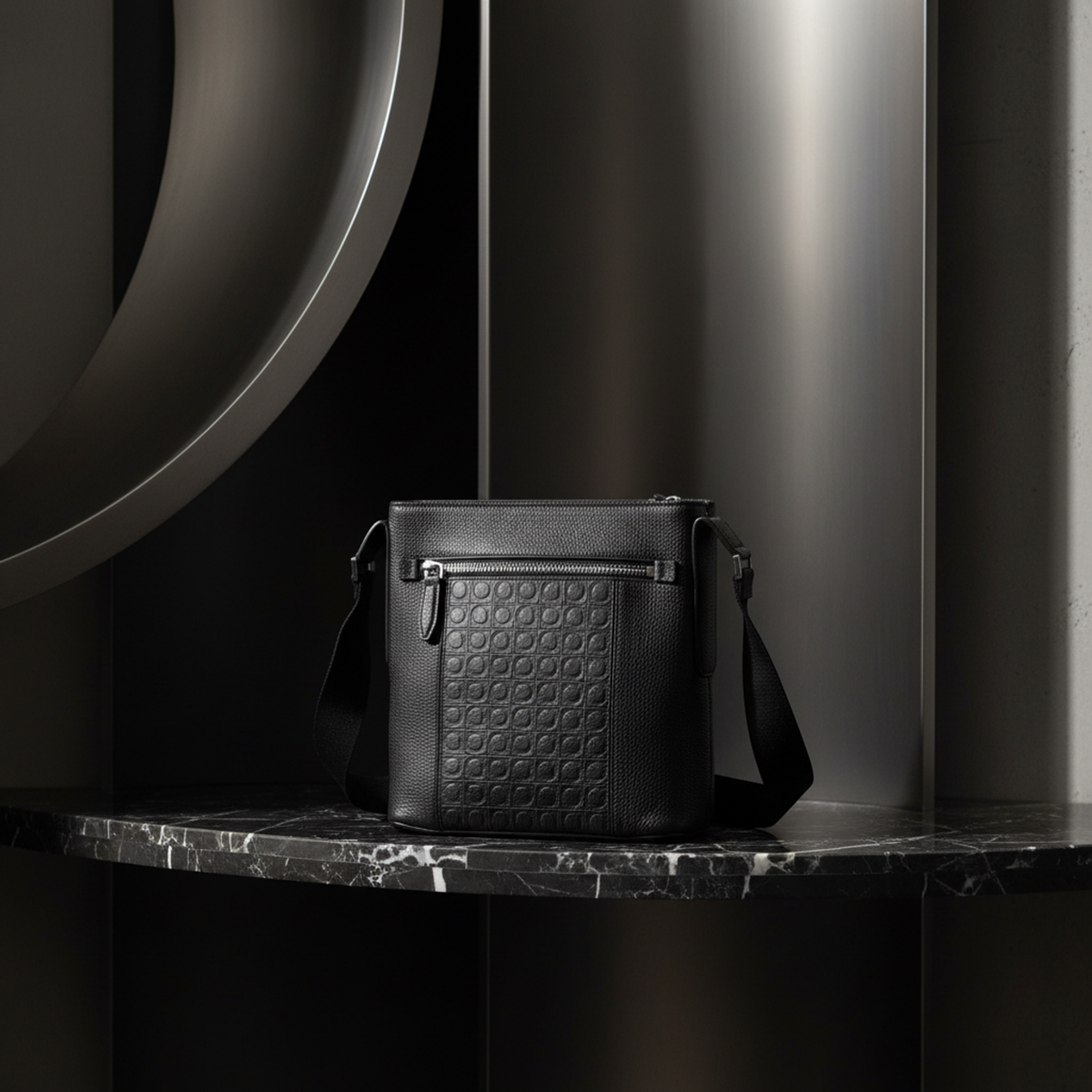 Salvatore Ferragamo Gancini · Leather