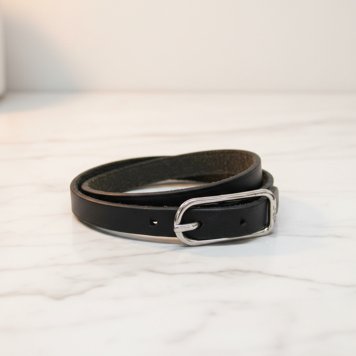 Hermès Hapi · 4-Strand Wrap · Leather