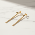 Tiffany T Wire · Drop Earrings · Rose Gold