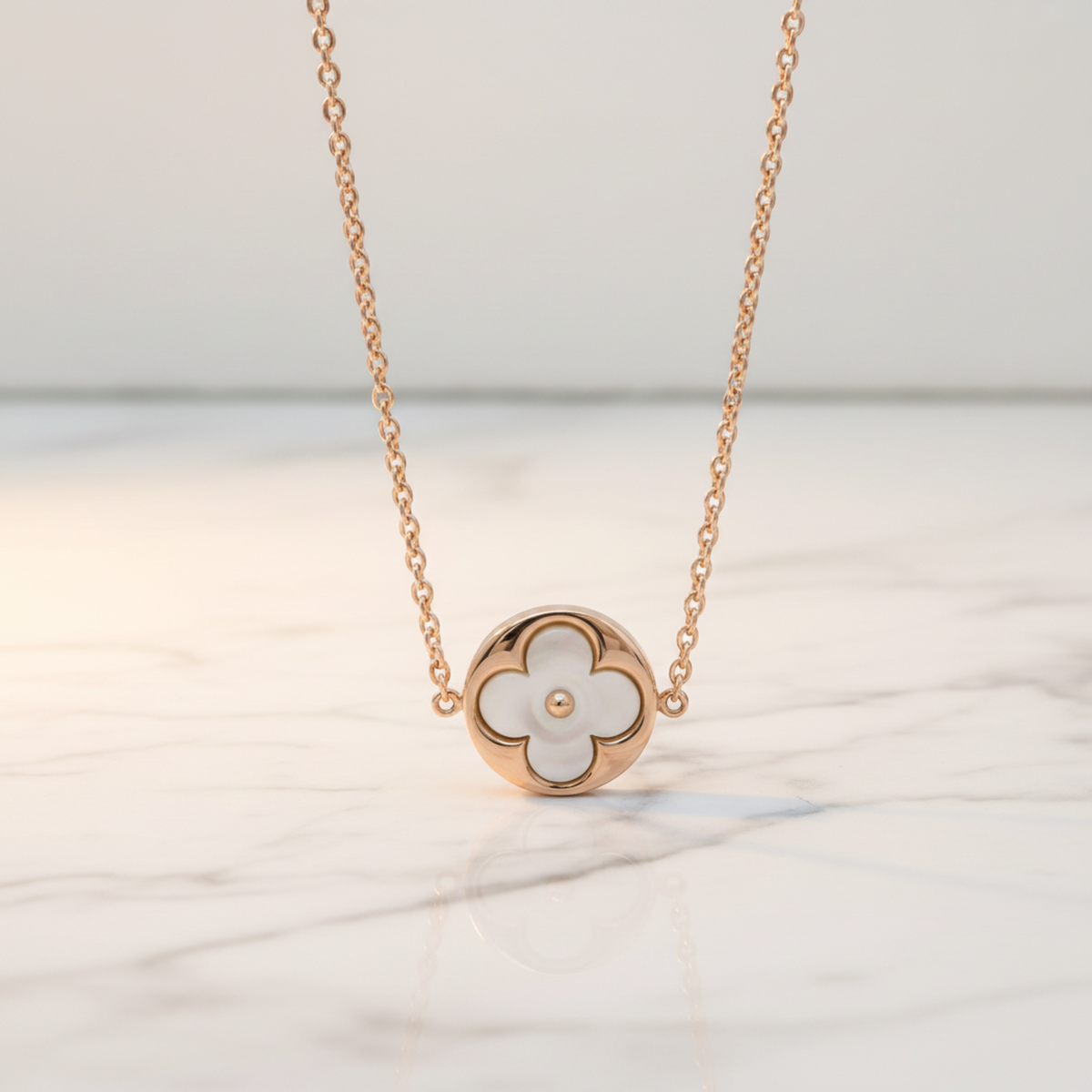 Louis Vuitton Monogram Nacre · Rose Gold