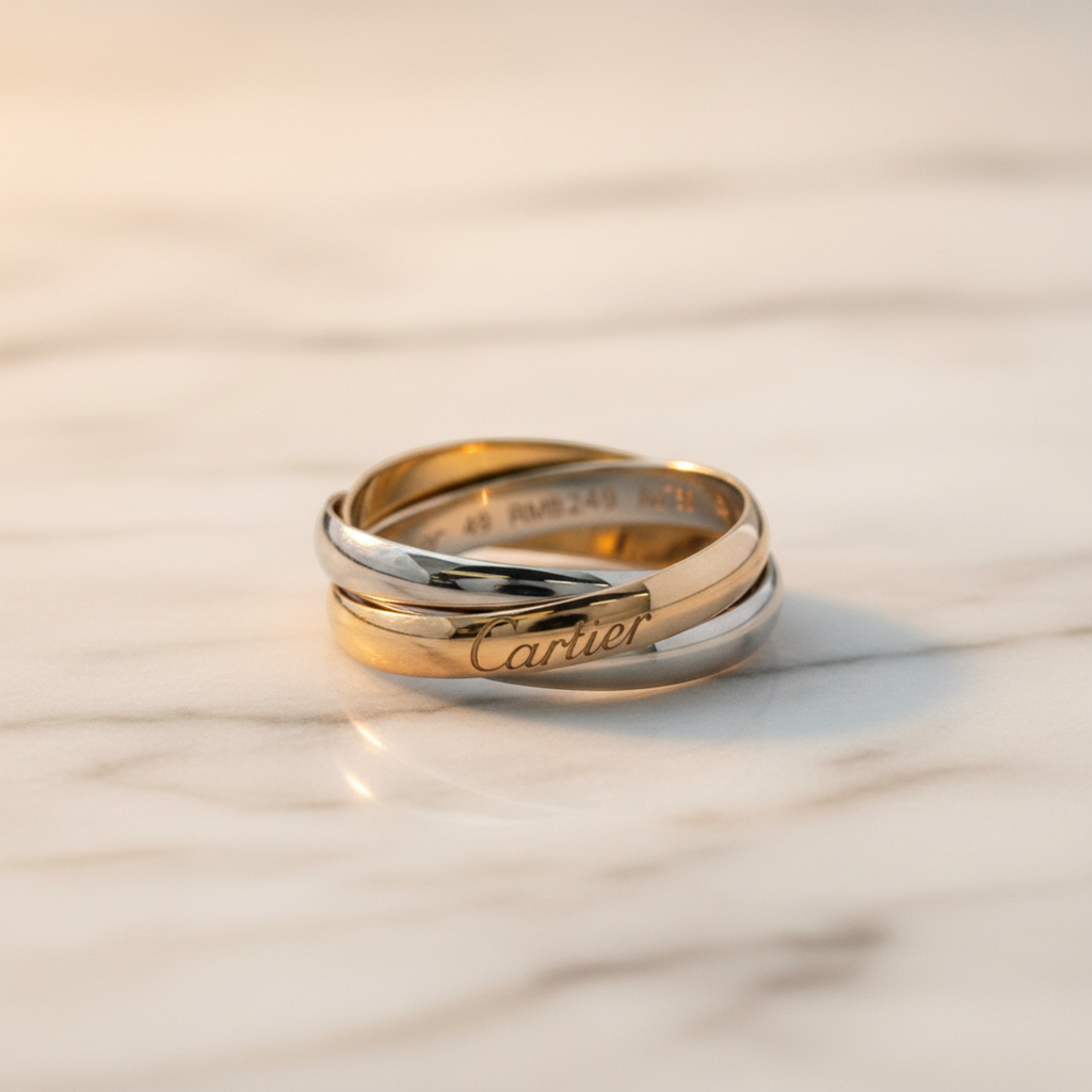 Cartier Trinity · Three Gold