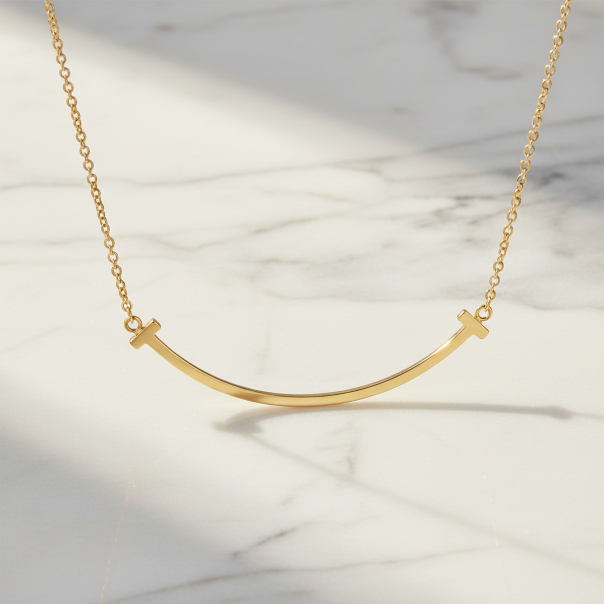 Tiffany T Smile · 18K Yellow Gold · Small