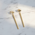 Tiffany T · T-Bar Earrings · 18K Yellow Gold