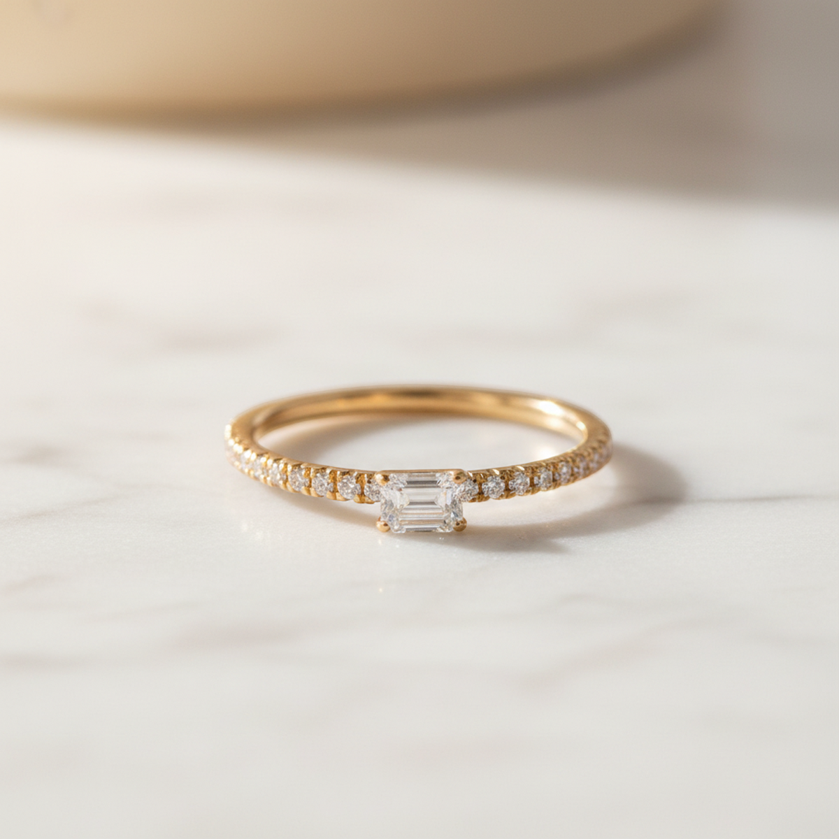 Cartier Etincelle · Rose Gold · Diamond · Size 4.75 (EU 51.88)