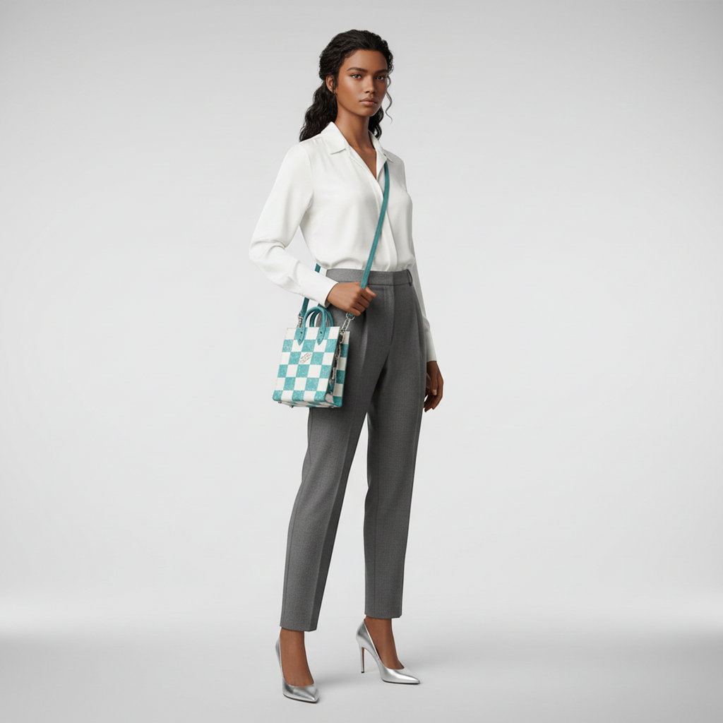 Louis Vuitton Damier Checkerboard Sac Plat XS