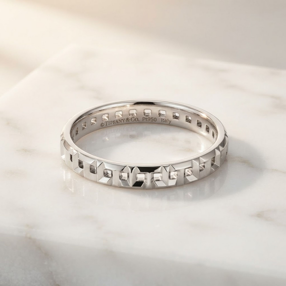Tiffany T True · 18K White Gold