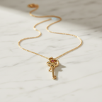 Tiffany Knot Key · Rose Gold · Pink Sapphire