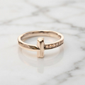 Tiffany T One Narrow · 18K White Gold · Diamond