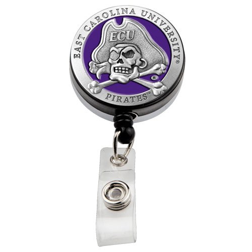 ECU Pirates Badge Reel