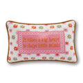 Big Heart Needlepoint Pillow