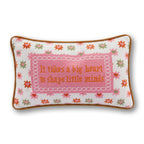 Big Heart Needlepoint Pillow