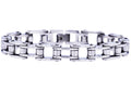 Mens Stainless Steel Bicycle Link Bracelet