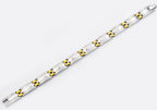 Mens Gold Stainless Steel Bracelet