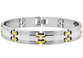 Mens Gold Stainless Steel Bracelet
