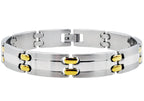 Mens Gold Stainless Steel Bracelet