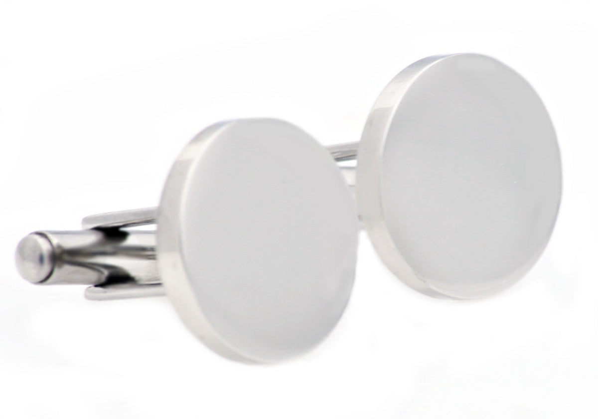 Mens Stainless Steel Cuff Links