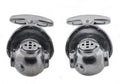 Mens Gunmetal Stainless Steel Scuba Helmet Cuff Links