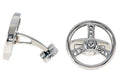Mens Stainless Steel Steering Wheel Cuff Links