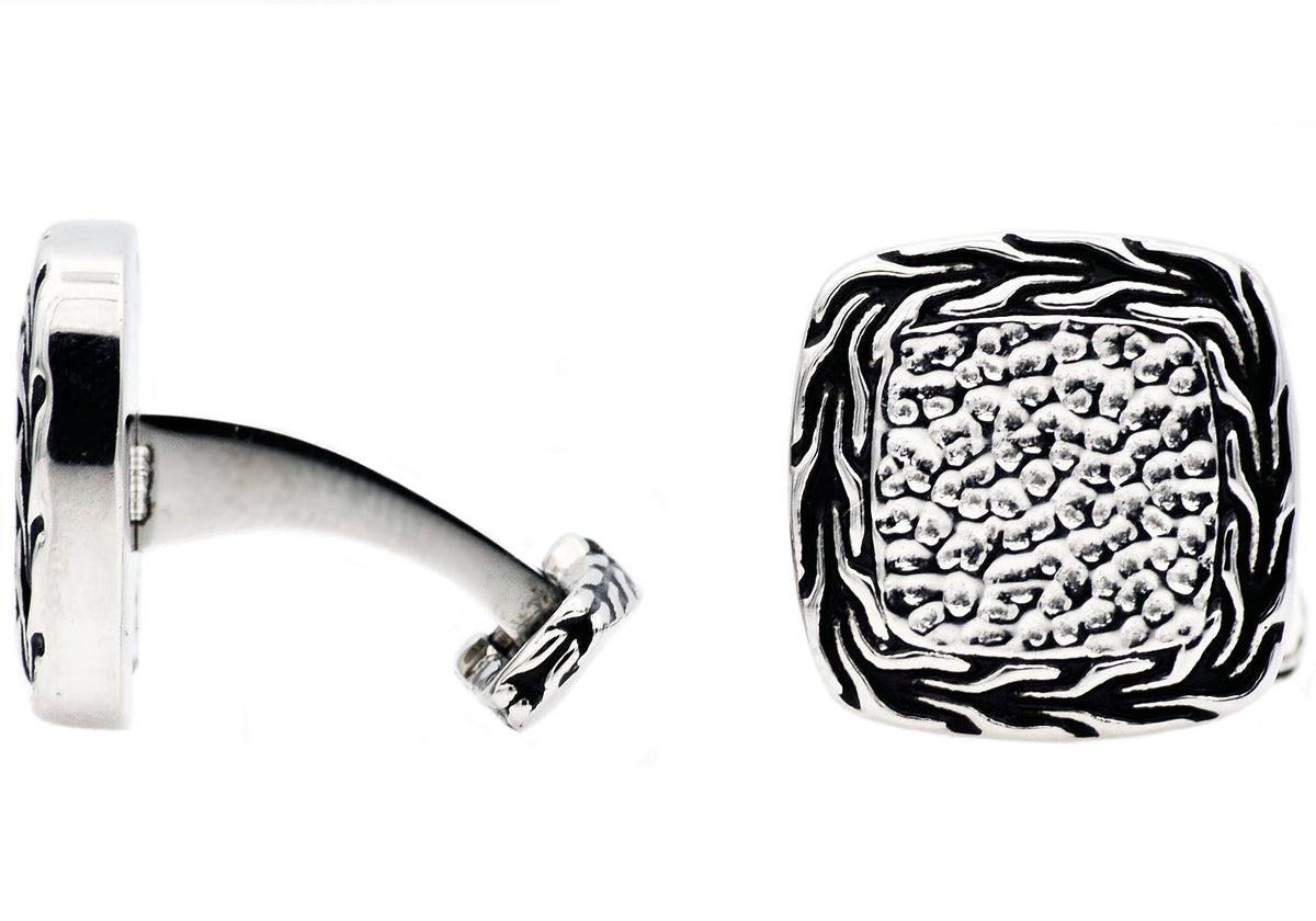 Mens Stainless Steel Cuff Links