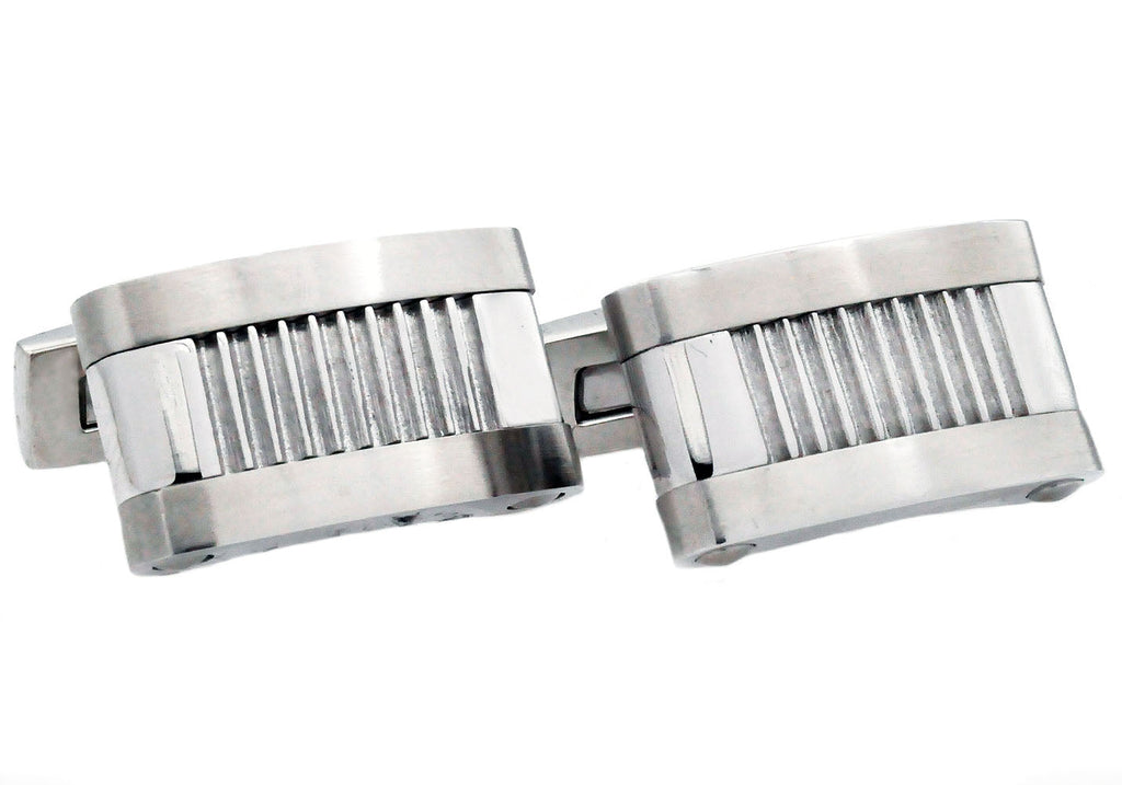 Mens Stainless Steel Cuff Links