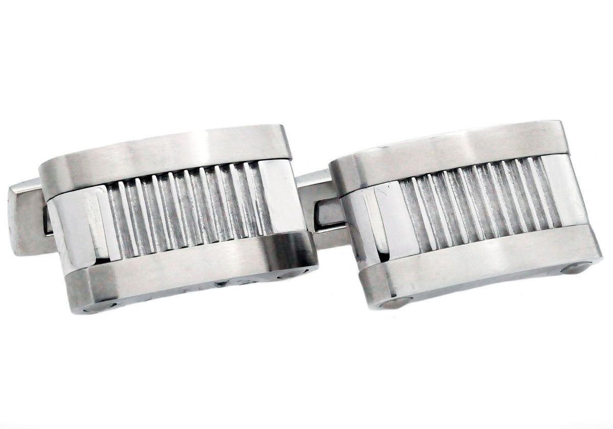 Mens Stainless Steel Cuff Links
