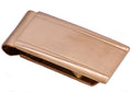 Mens Rose Stainless Steel Money Clip