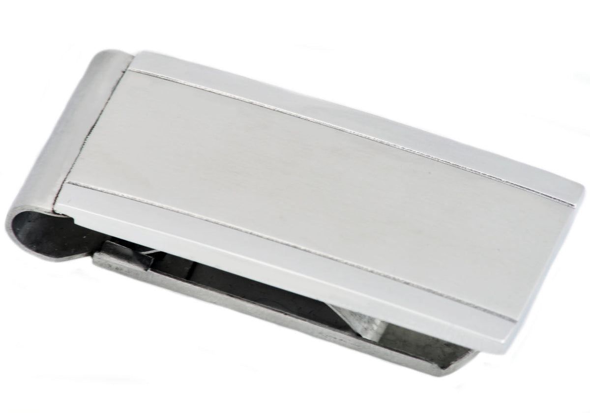Mens Stainless Steel Money Clip