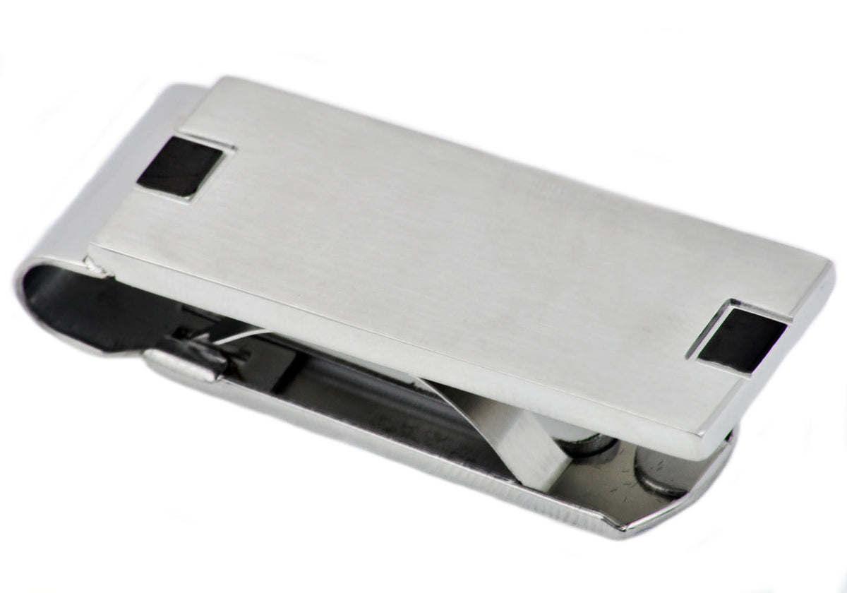 Mens Stainless Steel Money Clip