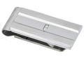 Mens Stainless Steel Money Clip With Cubic Zirconia