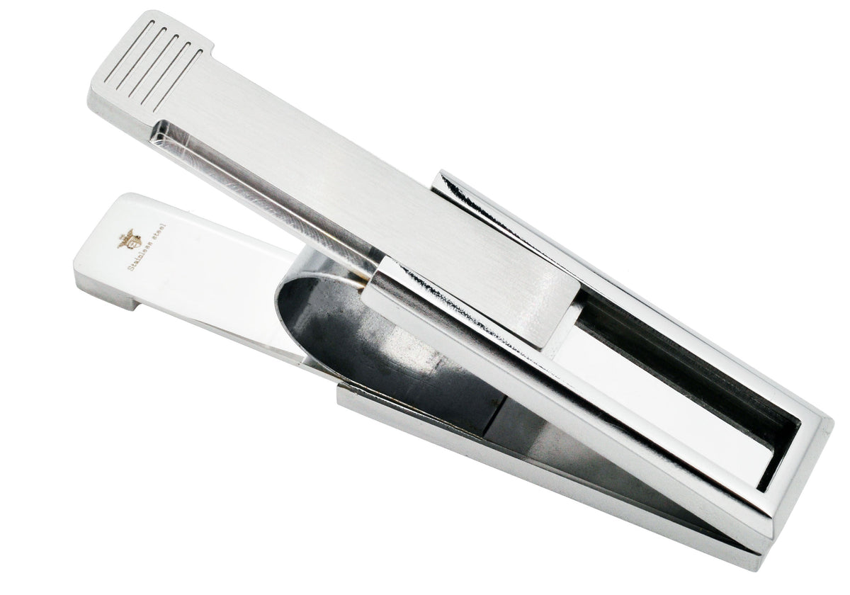 Mens Stainless Steel Pull Out Clamp Money Clip