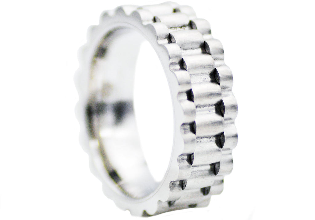 Mens Stainless Steel Band Ring