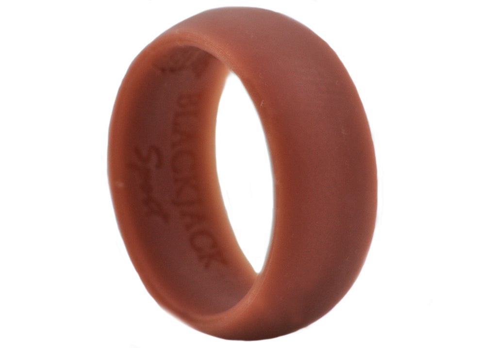 Mens Sports Brown Silicone Band
