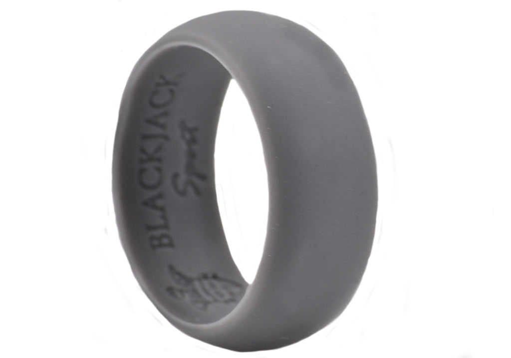 Mens Sports Gray Silicone Band