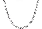 Mens 8mm Stainless Steel Curb Link Chain Necklace