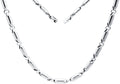 Mens 5mm Stainless Steel Bullet Link Chain Necklace