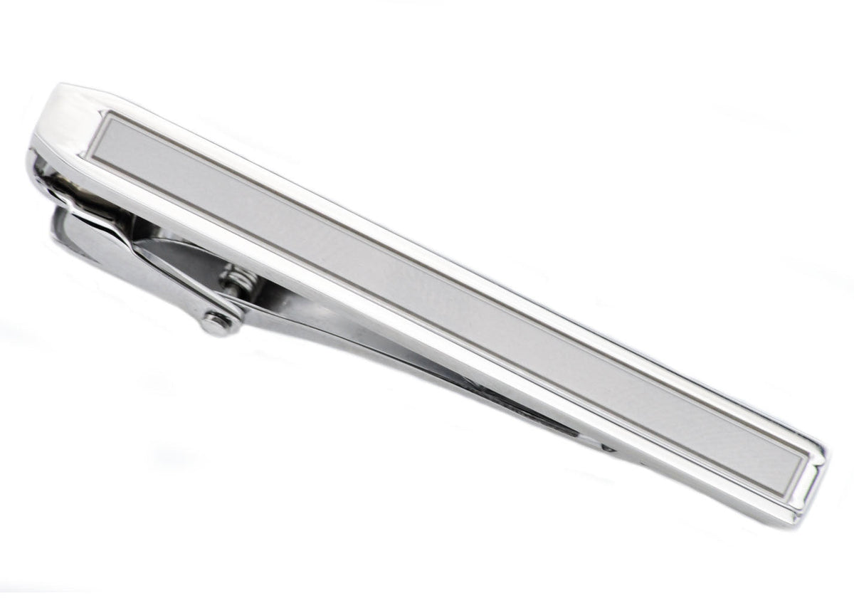 Mens Stainless Steel Tie Clip
