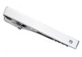 Mens Stainless Steel Tie Clip With Cubic Zirconia