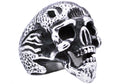 Mens Stainless Steel Skull Ring