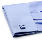 Mother of Pearl Diamond Cufflinks