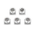 Onyx and Mother of Pearl Checker Step 5-Studs