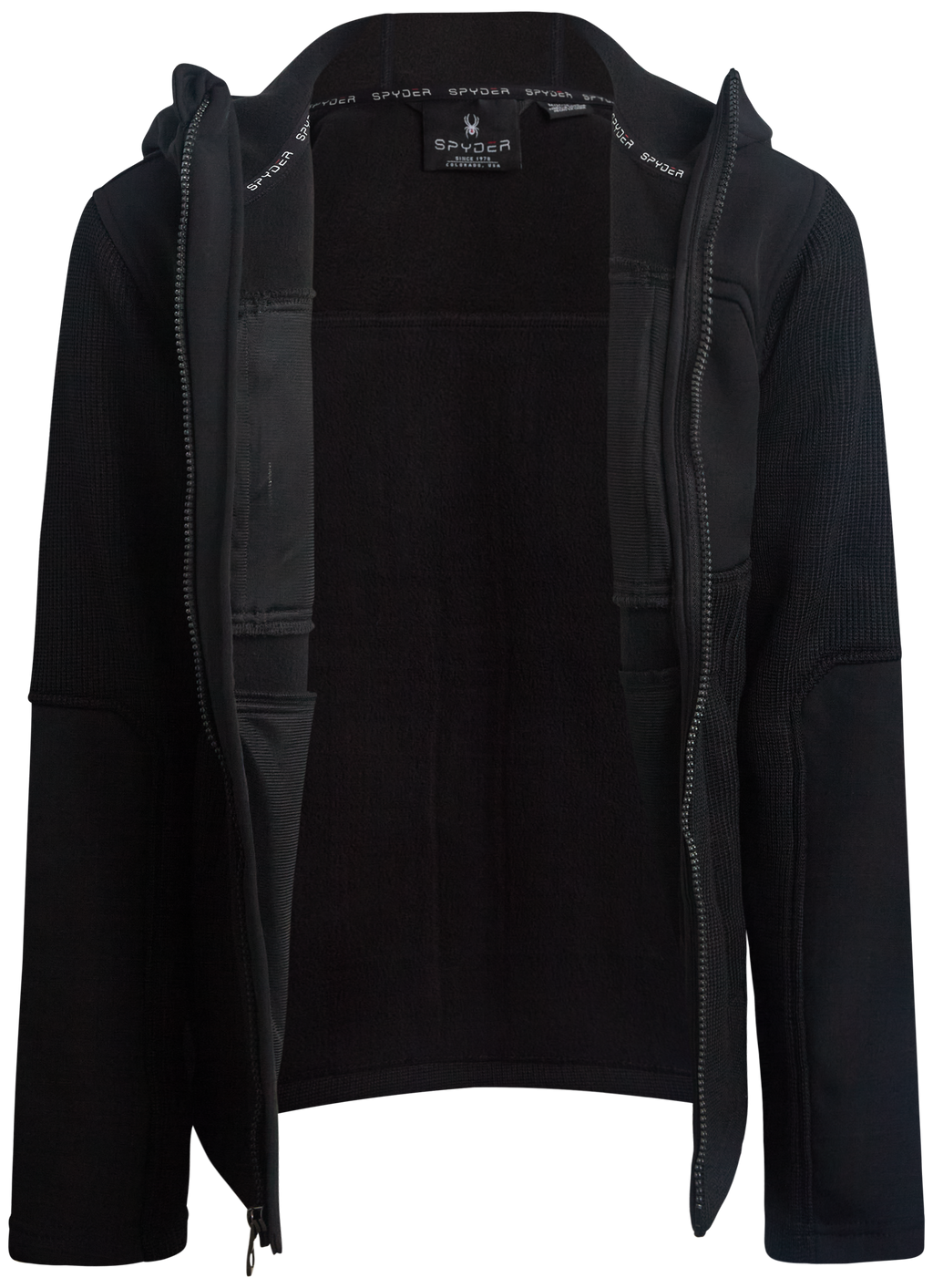 Boys' Sweater Fleece Jacket - Black